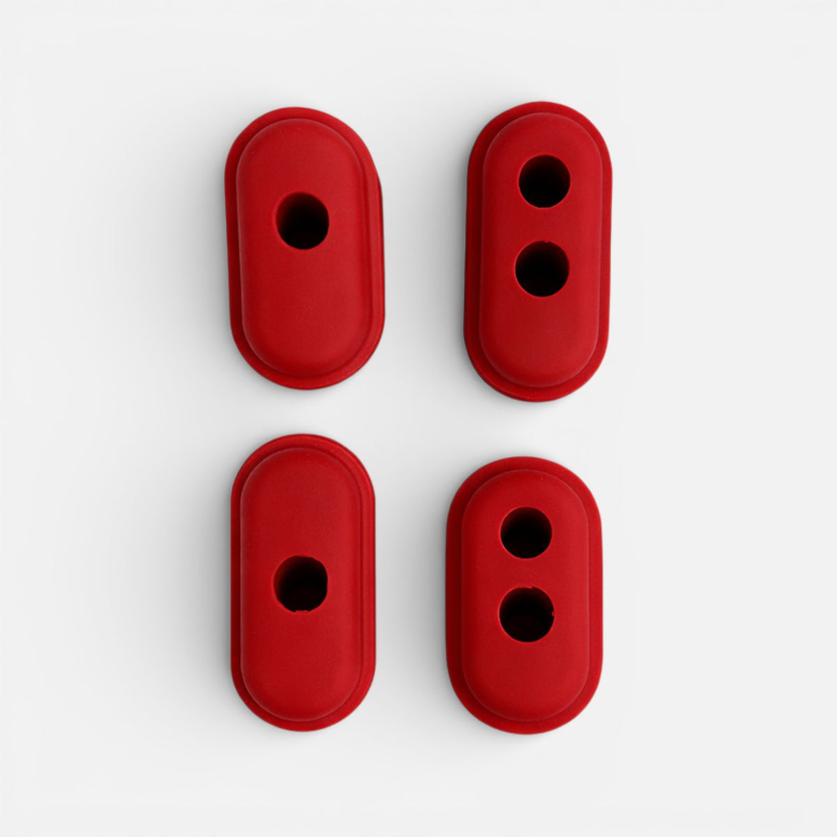 Lot passe-câbles rouges – Xiaomi M365, M365 Pro, Essential, 1S, Pro 2, Mi 3, Mi 3 Lite - Wheellow