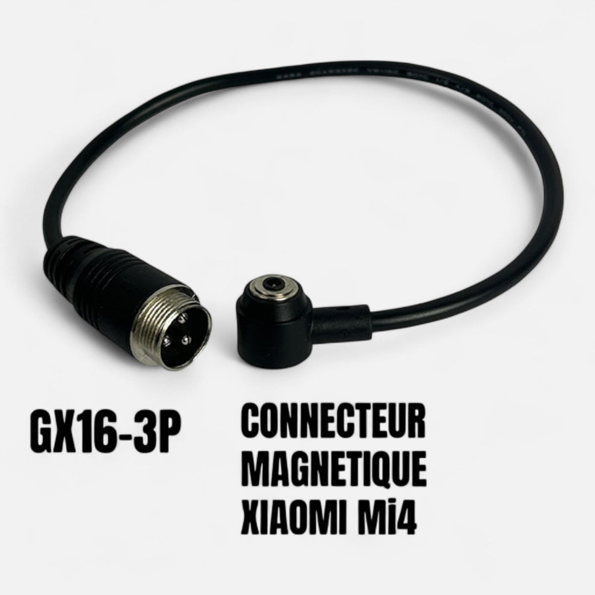 Adaptateur GX16 3 pins mâle vers connecteur magnétique Xiaomi Mi 4 Xiaomi