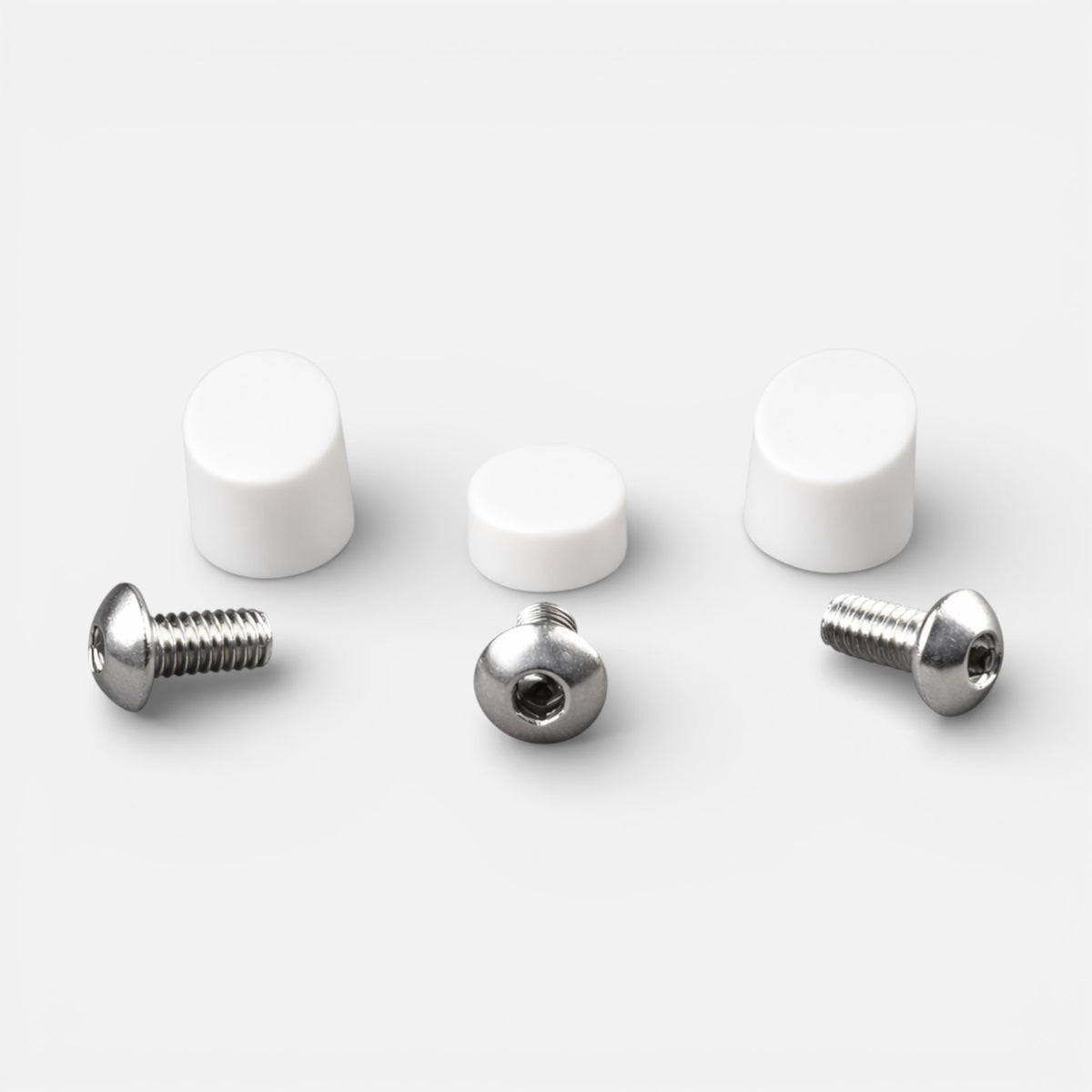 Bouchons cache-vis blanc + vis inox – Xiaomi M365, M365 Pro, 1S, Essential, Pro 2, Mi 3 Xiaomi