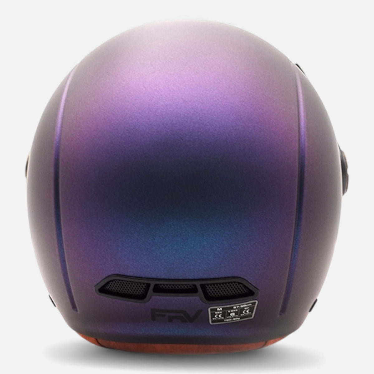 Casque JET FRV – Bleu mat caméléon FRV