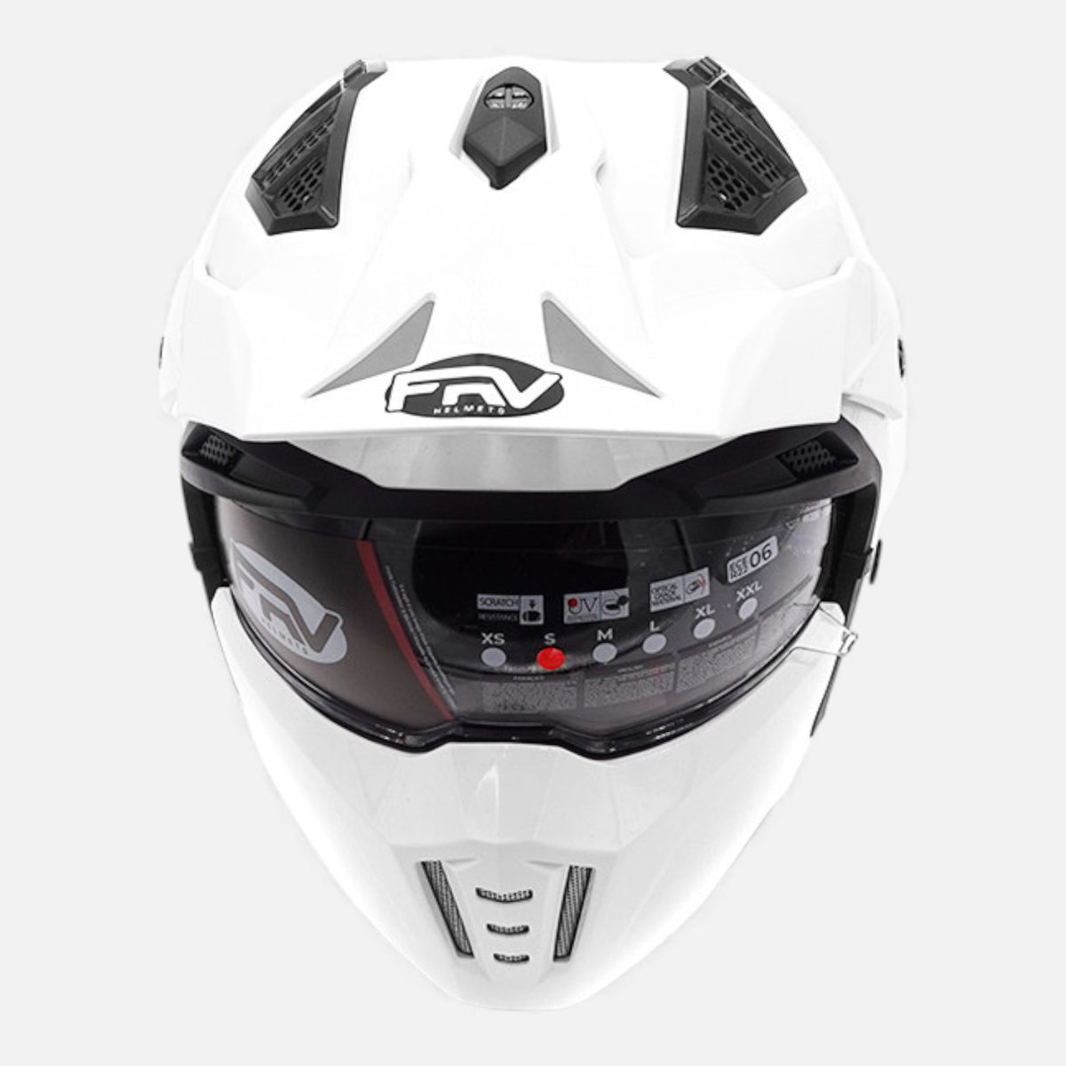 Casque Street FRV Trooper – Blanc FRV