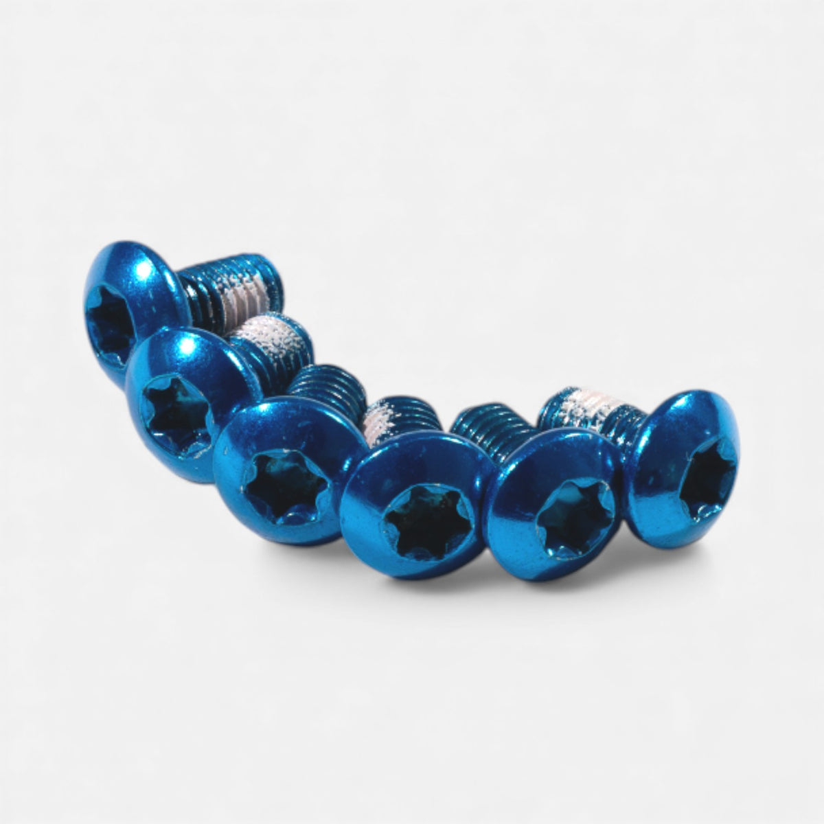 Kit vis disque frein M5x10 mm (x6) – Bleu clair, trottinette & vélo Wheellow