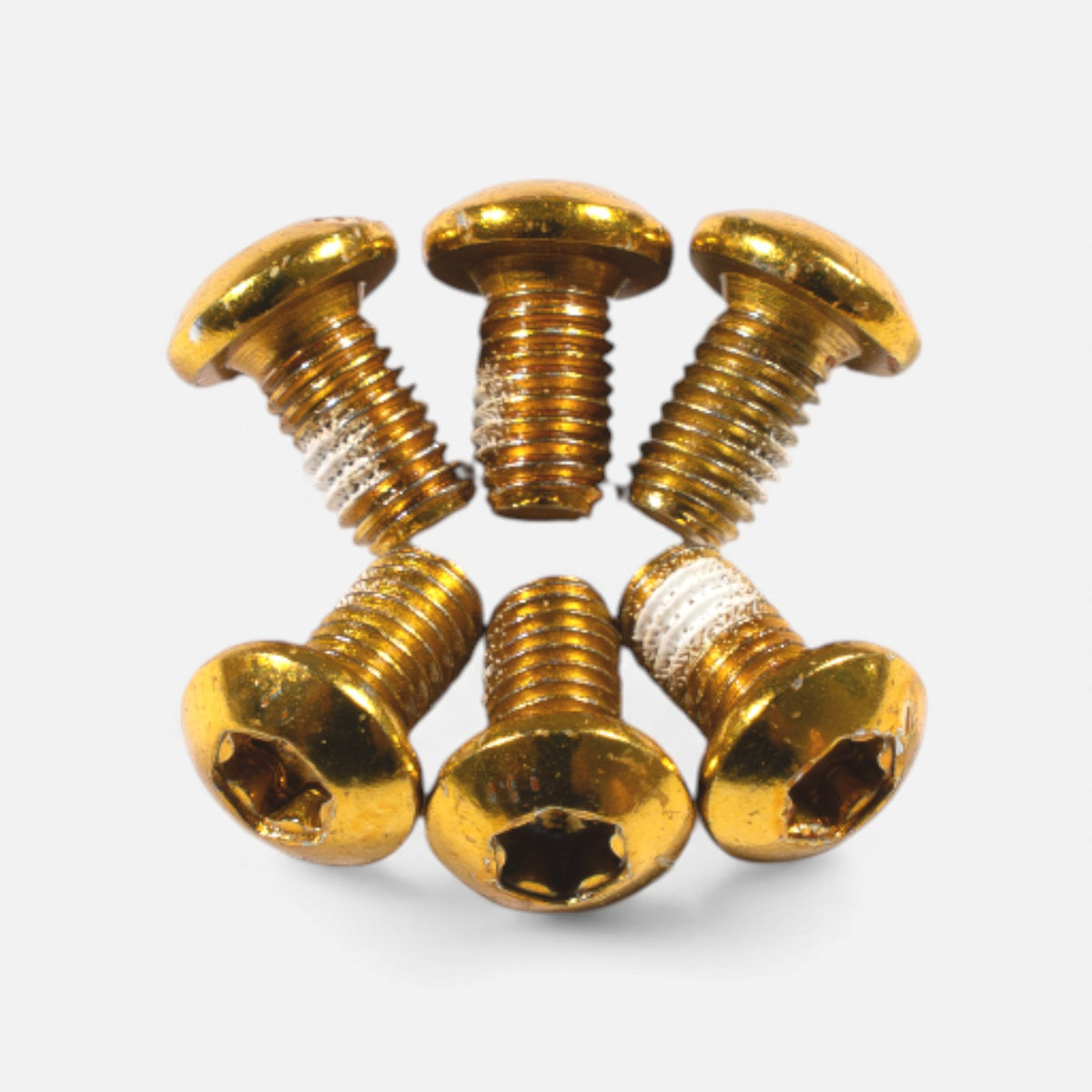 Kit vis disque frein M5x10 mm (x6) – Or, trottinette & vélo Wheellow