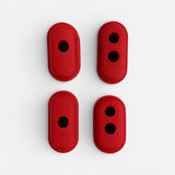 Lot passe-câbles rouges – Xiaomi M365, M365 Pro, Essential, 1S, Pro 2, Mi 3, Mi 3 Lite - Wheellow