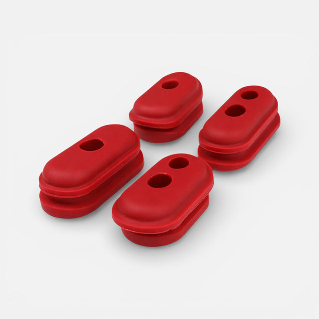 Lot passe-câbles rouges – Xiaomi M365, M365 Pro, Essential, 1S, Pro 2, Mi 3, Mi 3 Lite - Wheellow