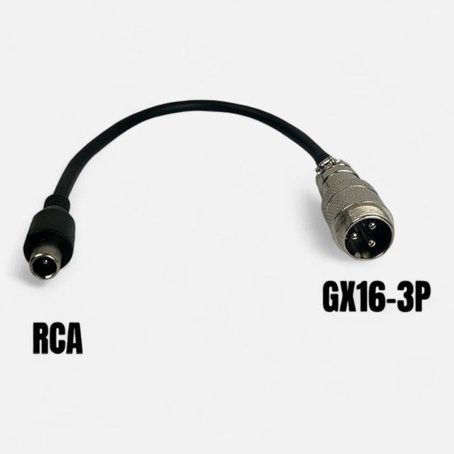 Adaptateur GX16 3 pins mâle vers connecteur RCA Xiaomi