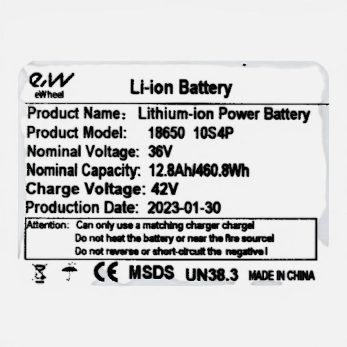 Batterie Ewheel 36V 12,8Ah - Xiaomi Pro, Pro 2 