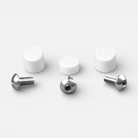 Bouchons cache-vis blanc + vis inox – Xiaomi M365, M365 Pro, 1S, Essential, Pro 2, Mi 3 Xiaomi