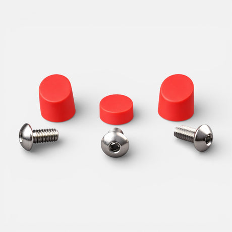 Bouchons cache-vis rouges + vis inox – Xiaomi M365, M365 Pro, 1S, Essential, Pro 2, Mi 3 Xiaomi