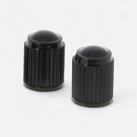 Bouchons de valve universels (x2) – Noirs, trottinettes, vélos, autos Wheellow