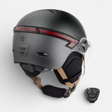 Casque CASR Led Glow Gris Anthracite Mat CASR
