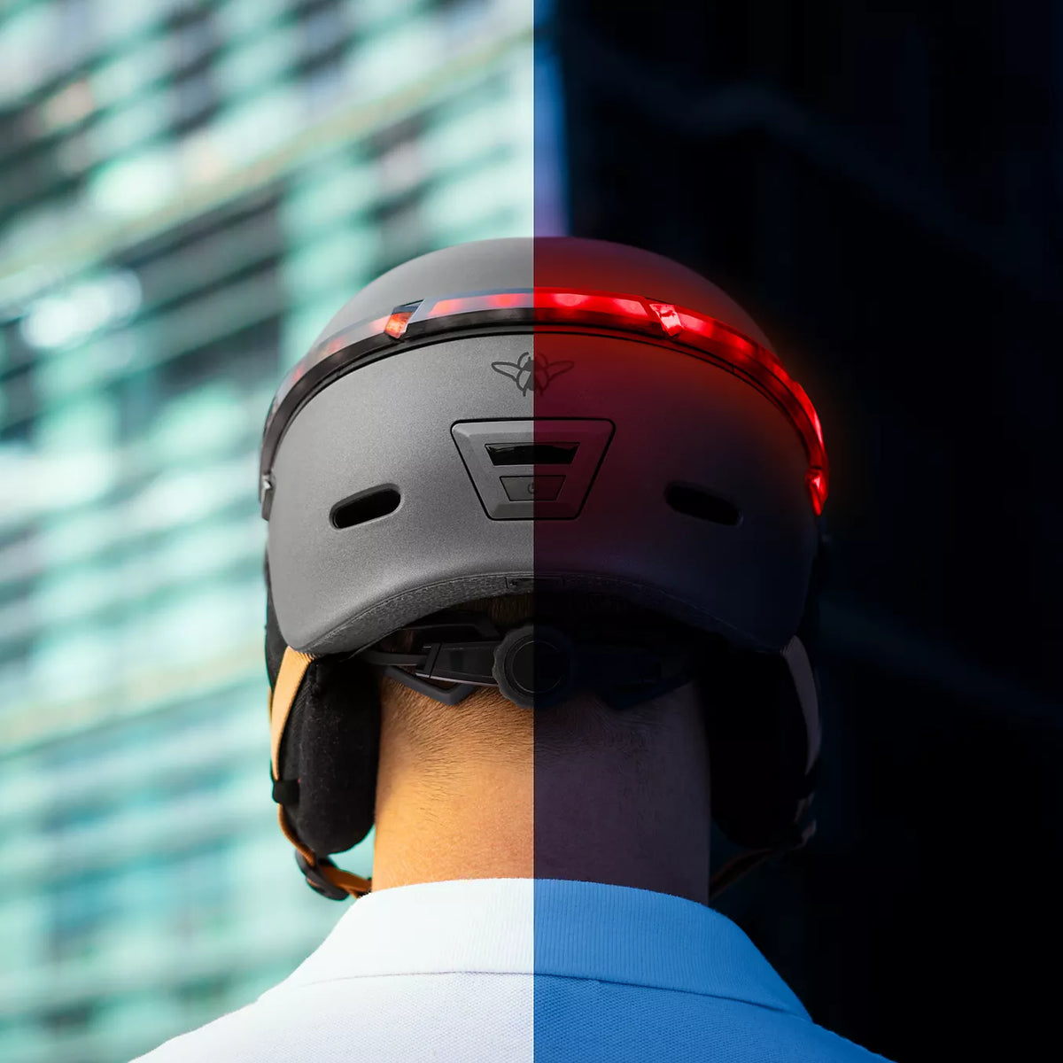 Casque CASR Led Glow Gris Anthracite Mat 