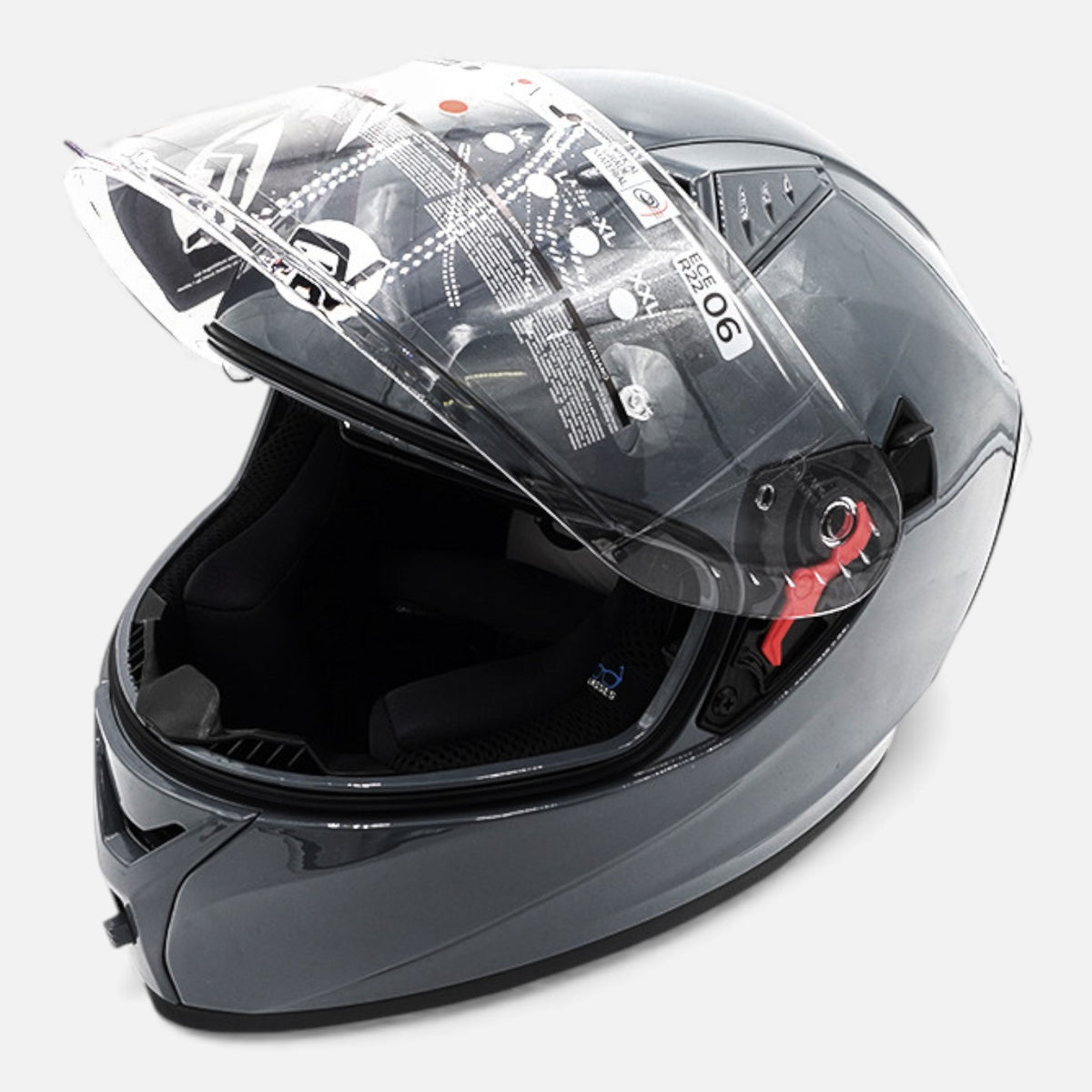 Casque intégral FRV gris FRV