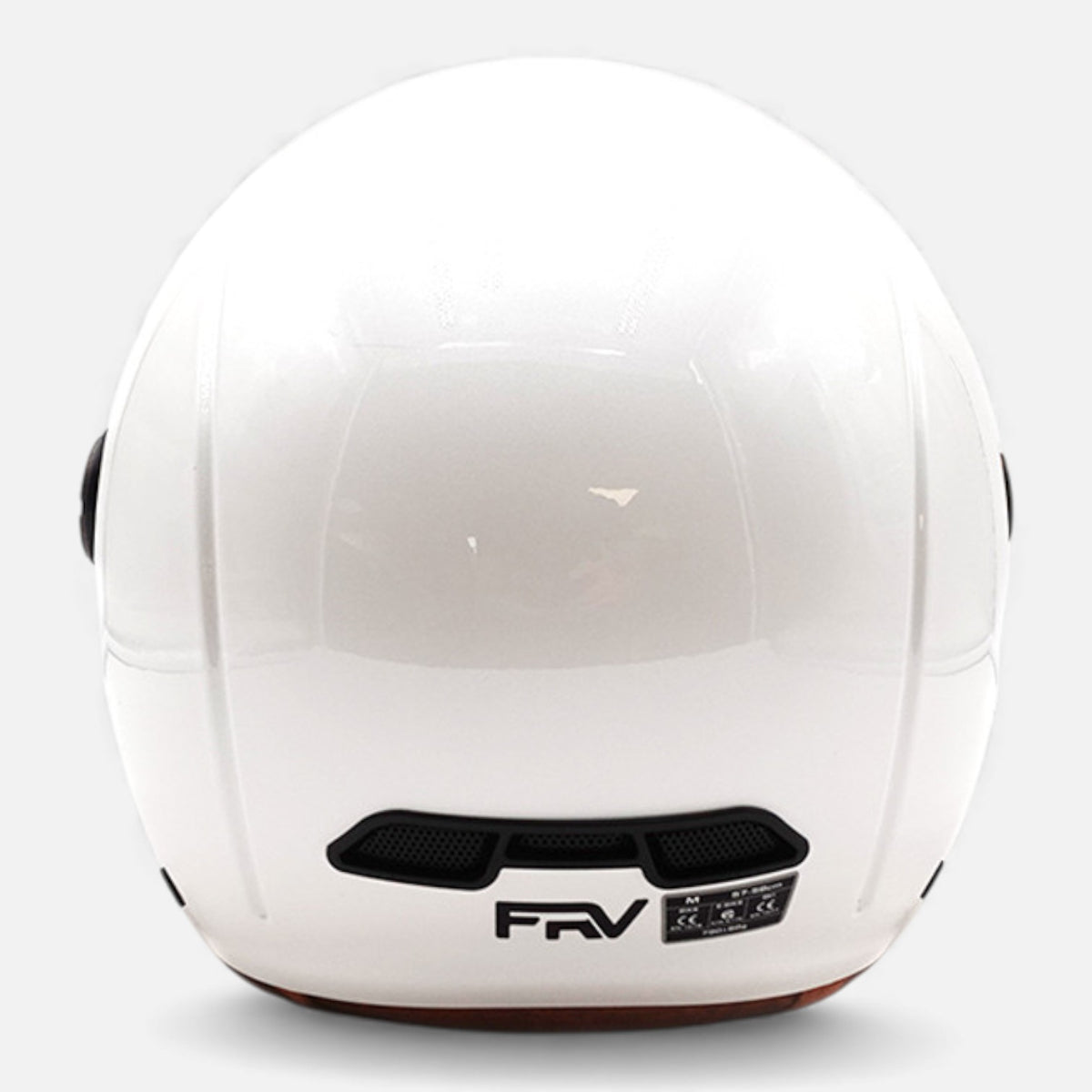 Casque JET FRV – Blanc brillant FRV