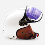 Casque JET FRV – Blanc brillant FRV