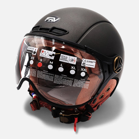 Casque JET FRV – Gris graphite mat FRV