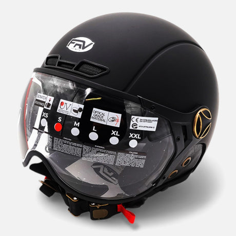 Casque JET FRV – Noir mat FRV