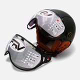 Casque JET FRV – Vert mat caméléon FRV