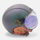 Casque JET FRV – Vert mat caméléon FRV