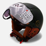 Casque JET FRV – Vert mat caméléon FRV