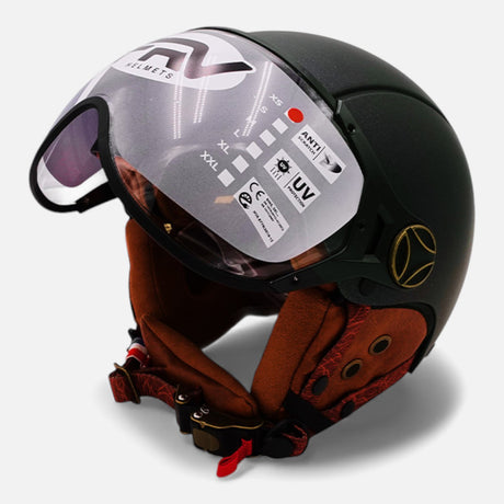 Casque JET FRV – Vert mat caméléon FRV