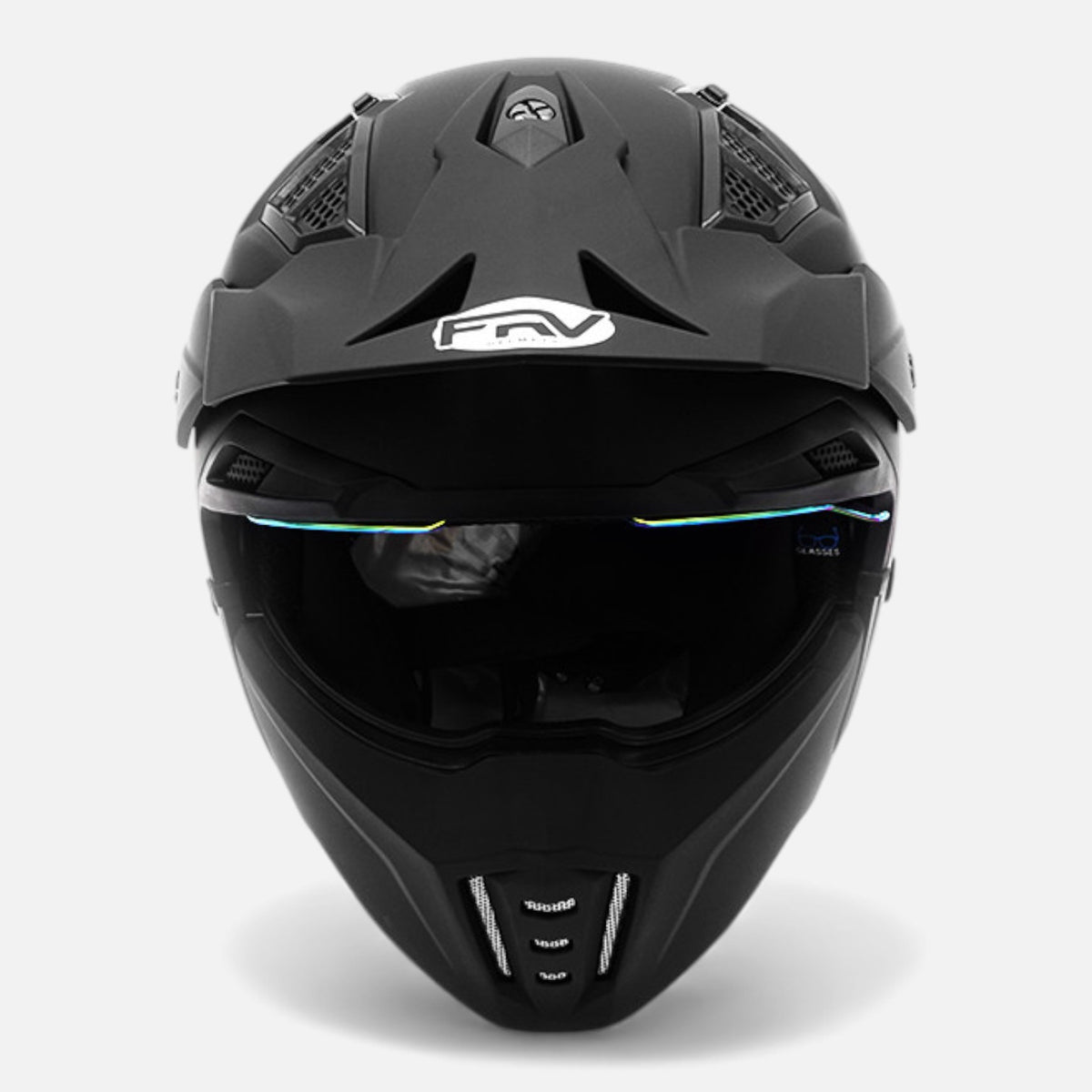 Casque Street FRV Panther – Noir mat FRV