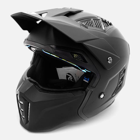 Casque Street FRV Panther – Noir mat FRV