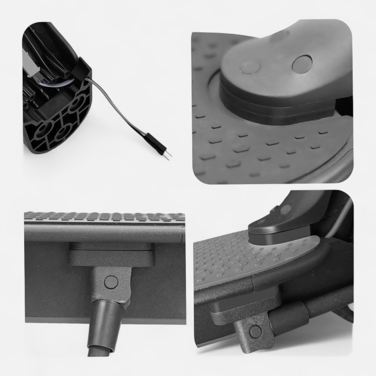 Kit de réhausse 10 pouces – Xiaomi M365, M365 Pro, 1S, Essential, Pro 2, Mi 3, Mi 3 Lite – Noir Wattiz