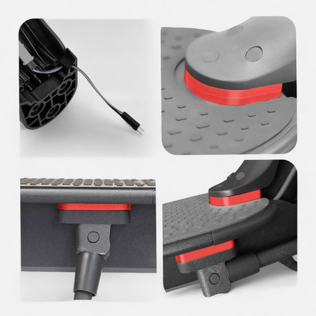 Kit de réhausse 10 pouces – Xiaomi M365, M365 Pro, 1S, Essential, Pro 2, Mi 3, Mi 3 Lite – Rouge Xiaomi
