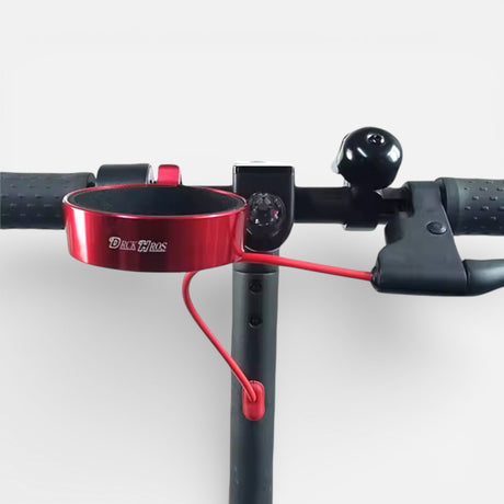 Porte-gobelet aluminium noir pour trottinette électrique Wheellow