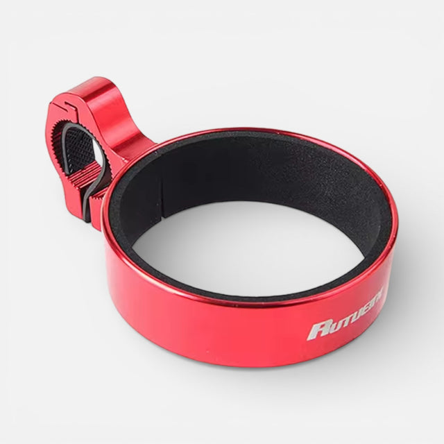 Porte-gobelet aluminium rouge pour trottinette électrique Wheellow