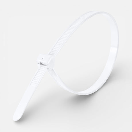 Rislan attache câble nylon 3x100 mm blanc - Wheellow