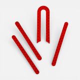 Stickers réfléchissants rouges caches vis roues Xiaomi Wheellow