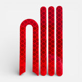 Stickers réfléchissants rouges caches vis roues Xiaomi Wheellow