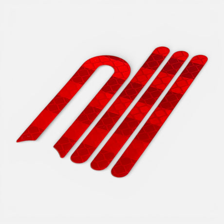 Stickers réfléchissants rouges caches vis roues Xiaomi Wheellow
