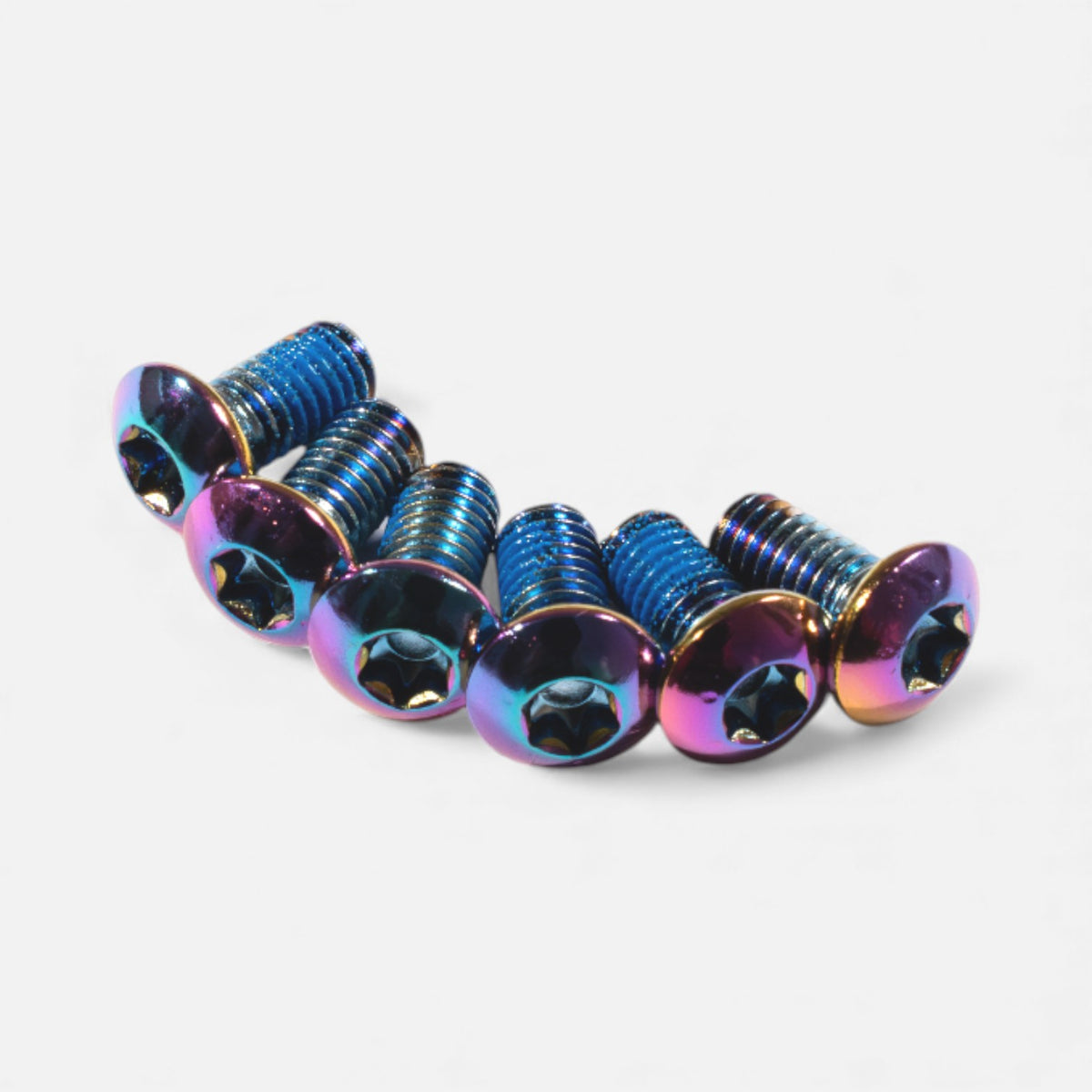 Kit vis disque frein M5x10 mm (x6) – Multicolore, trottinette & vélo Wheellow