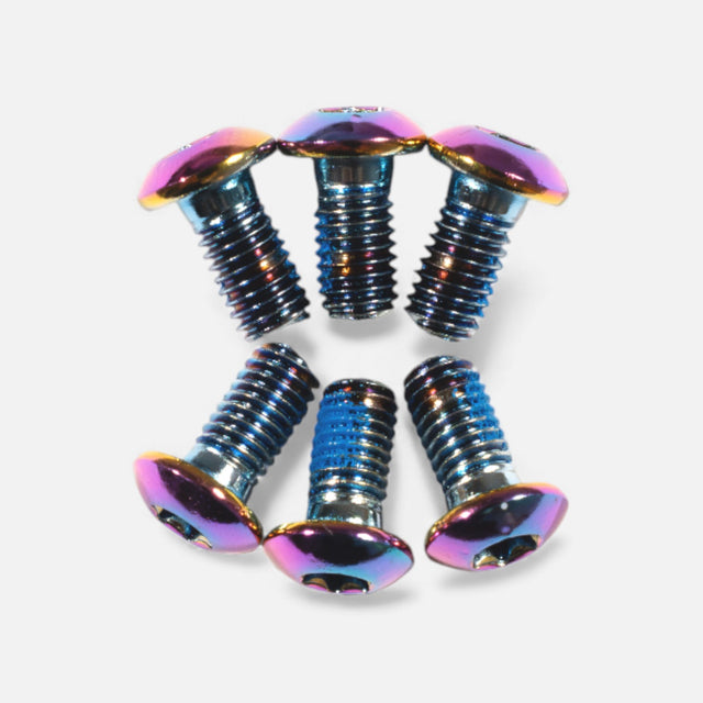 Kit vis disque frein M5x10 mm (x6) – Multicolore, trottinette & vélo Wheellow